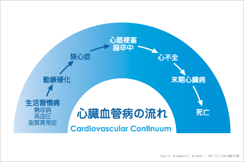 心臓血管病の流れ
